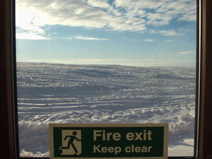 The beautiful view, 24 hours a day in a Halley summer.