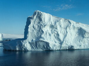 The coast of the Brunt Ice Shelf is where Halley gets its delivery of supplies, but it takes some searching to find dropoff locations.