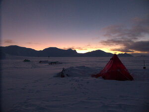 The views are amazing, all the time. It's the best camping ground I've ever been too.